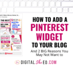 How To Embed A Pinterest Widget On Your Blog